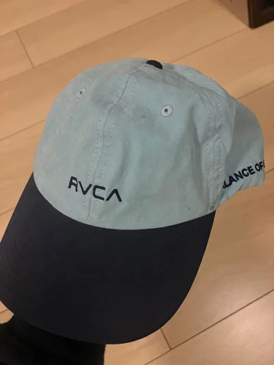 RVCA キャップ ライトブルー ネイビー