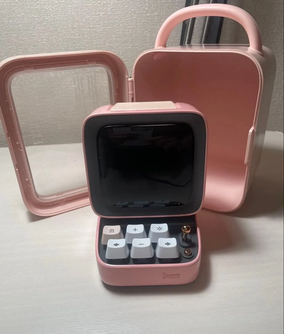 【動作確認済】Divoom DitooPro スピーカー ピンク 可愛い レトロ