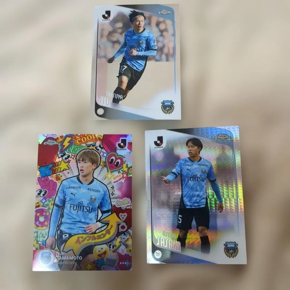 Topps Chrome Jリーグ 川崎フロンターレ カード3枚セット