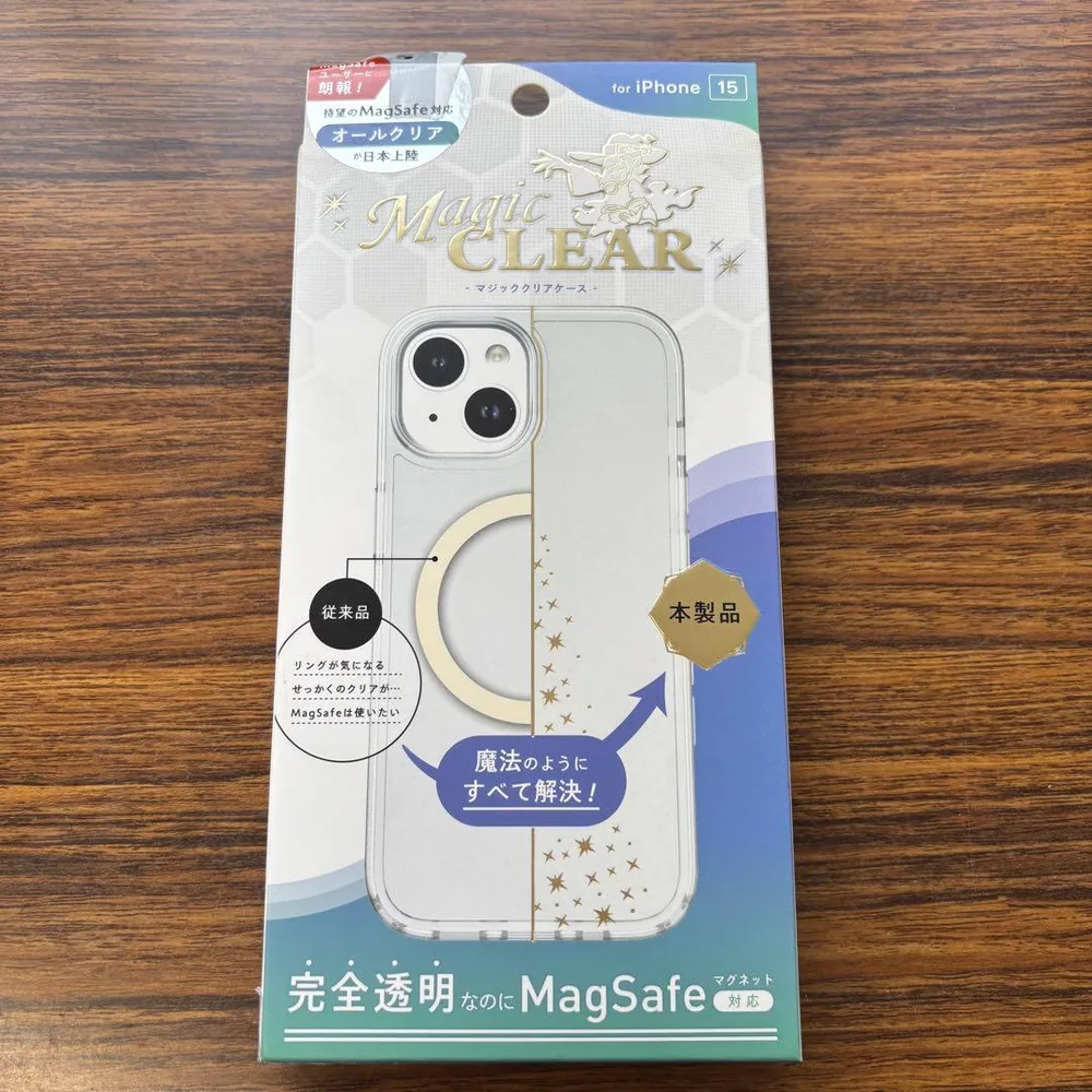 iPhone15 クリアケースMagSafe対応