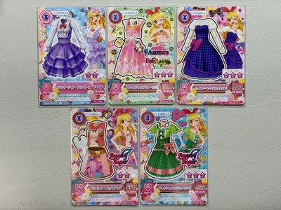 アイカツ 星宮いちご ワンピ+セットアップ 計5枚セット