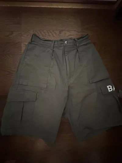 A BATHING APE カーゴショートパンツ オリーブ