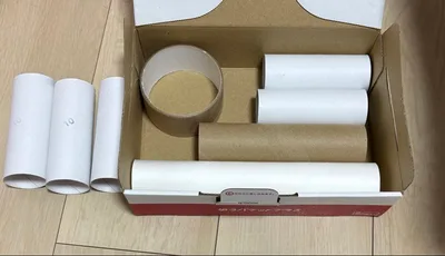 工作用 空き芯 トイレットペーパー芯 まとめ売り ダンボール ラップ ③