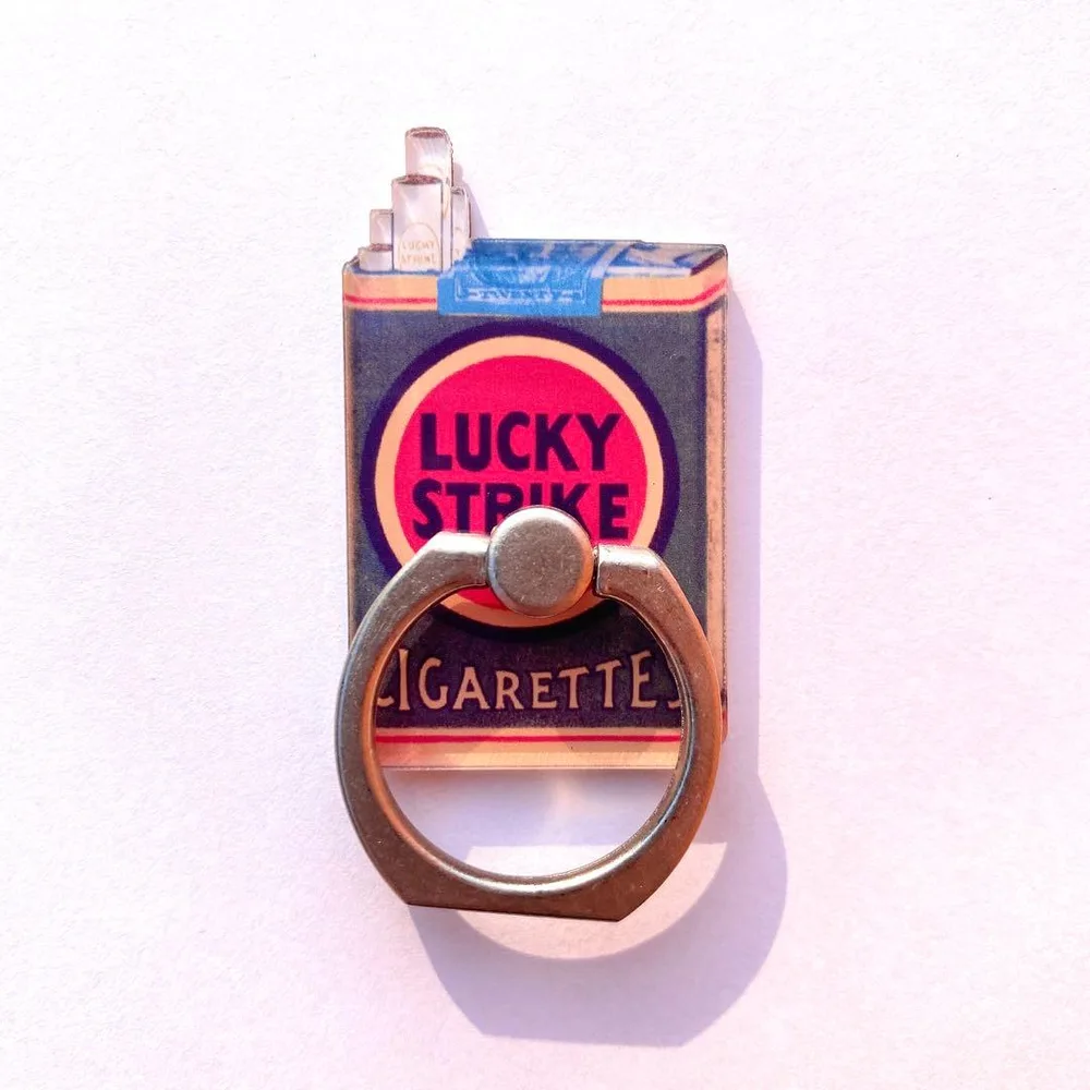 シガレット バンカーリング スマホリング luckystrike タバコ