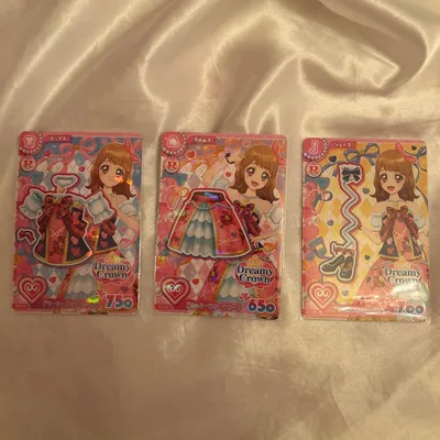 アイカツ ドリーミースターコーデ 3枚セット