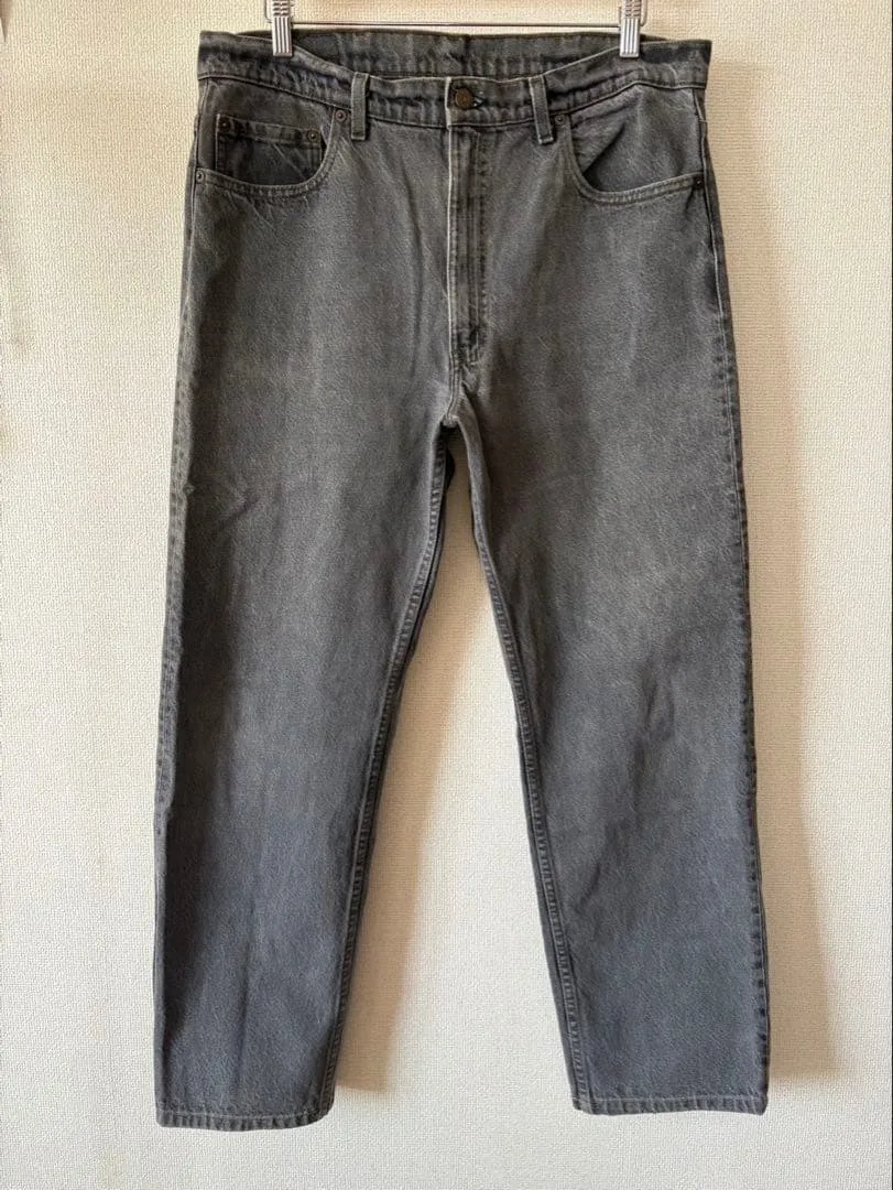 90s Levi's 505 ブラックデニムパンツ W38 L32 usa製