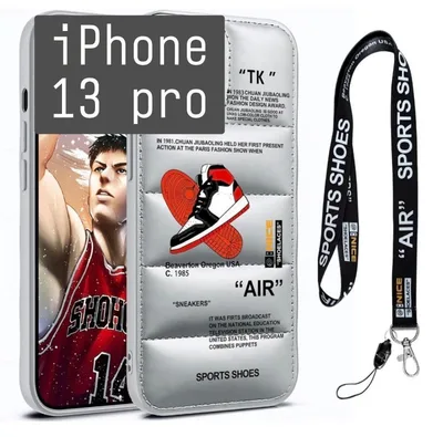 iPhone13 Pro スマホケース シルバー ショルダーストラップ付 カバー