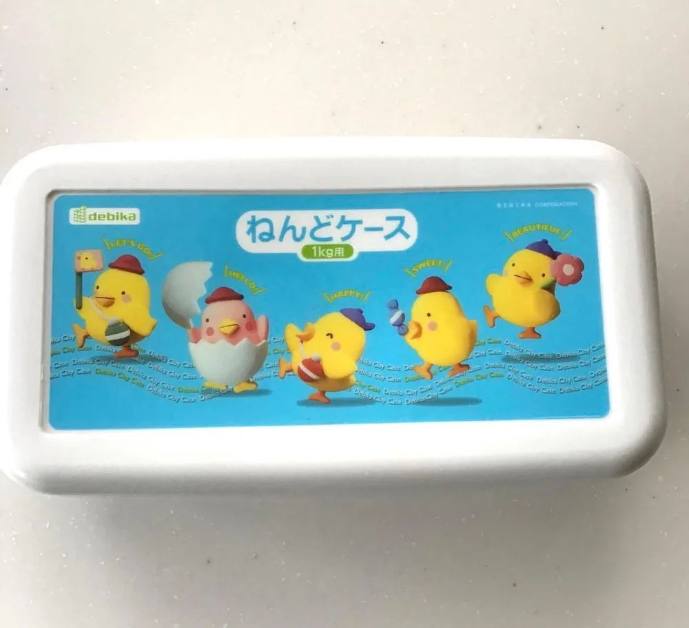 小学生 幼稚園 保育園 油粘土 粘土ケース 中古品