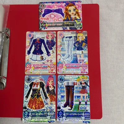 17 匿名配送 アイカツ スターライト&ドリームアカデミー制服 5枚セット
