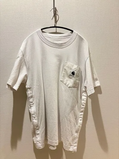 sacai Carhartt コラボ ポケットTシャツ サイズ3