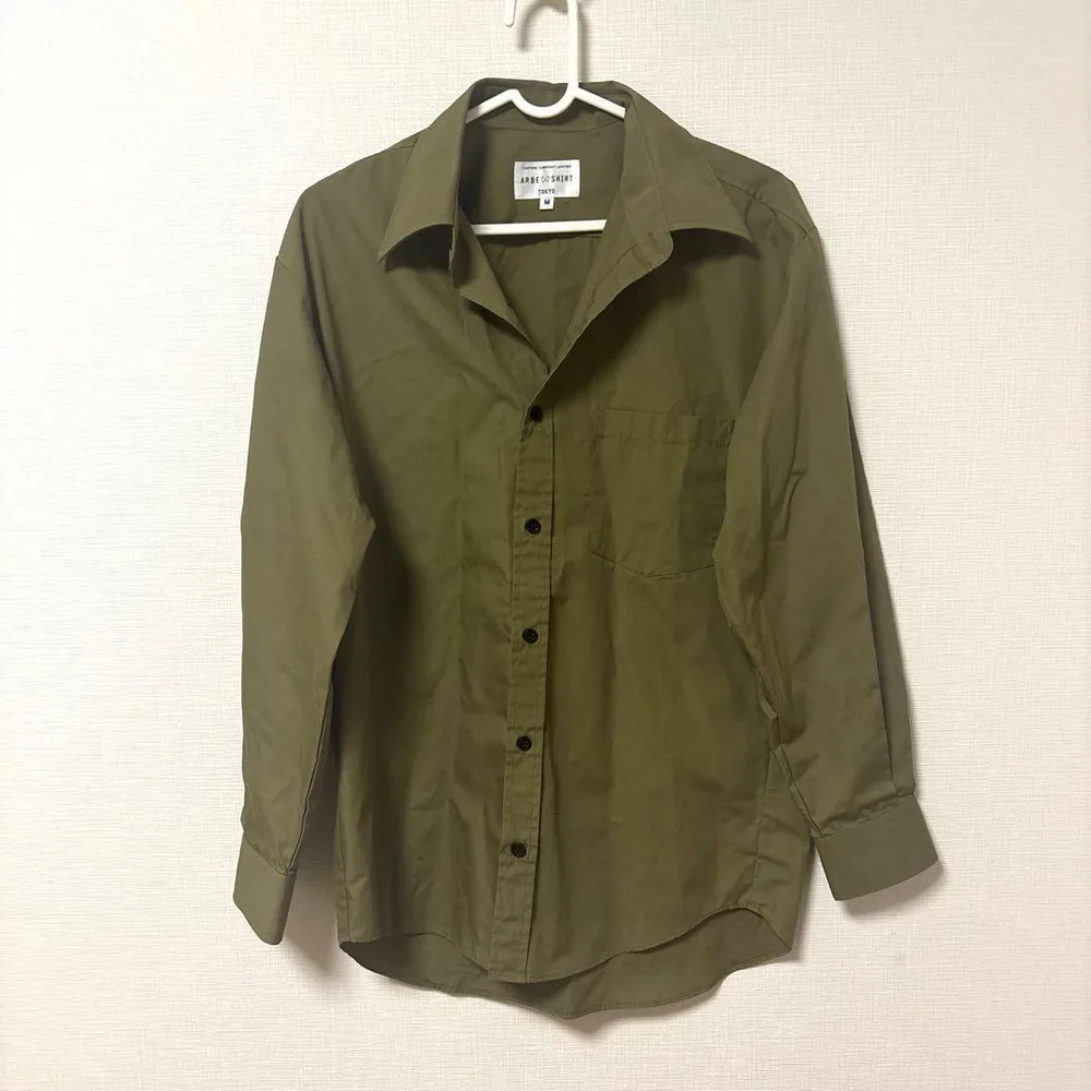 ARBE SHIRT 長袖シャツ カーキ メンズ M
