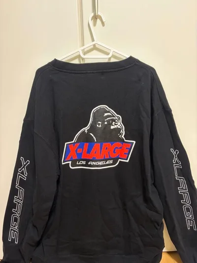 XLARGE 長袖スウェット ブラック