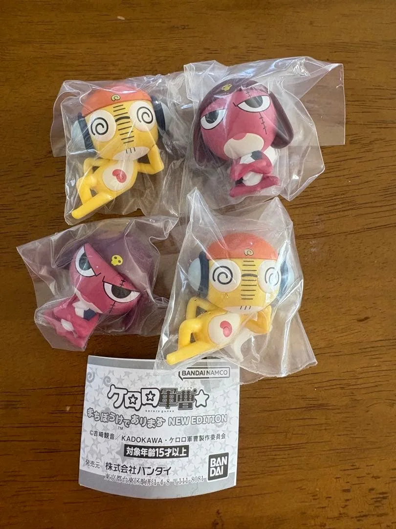 ケロロ軍曹 まちぼうけであります フィギュア 4点セット