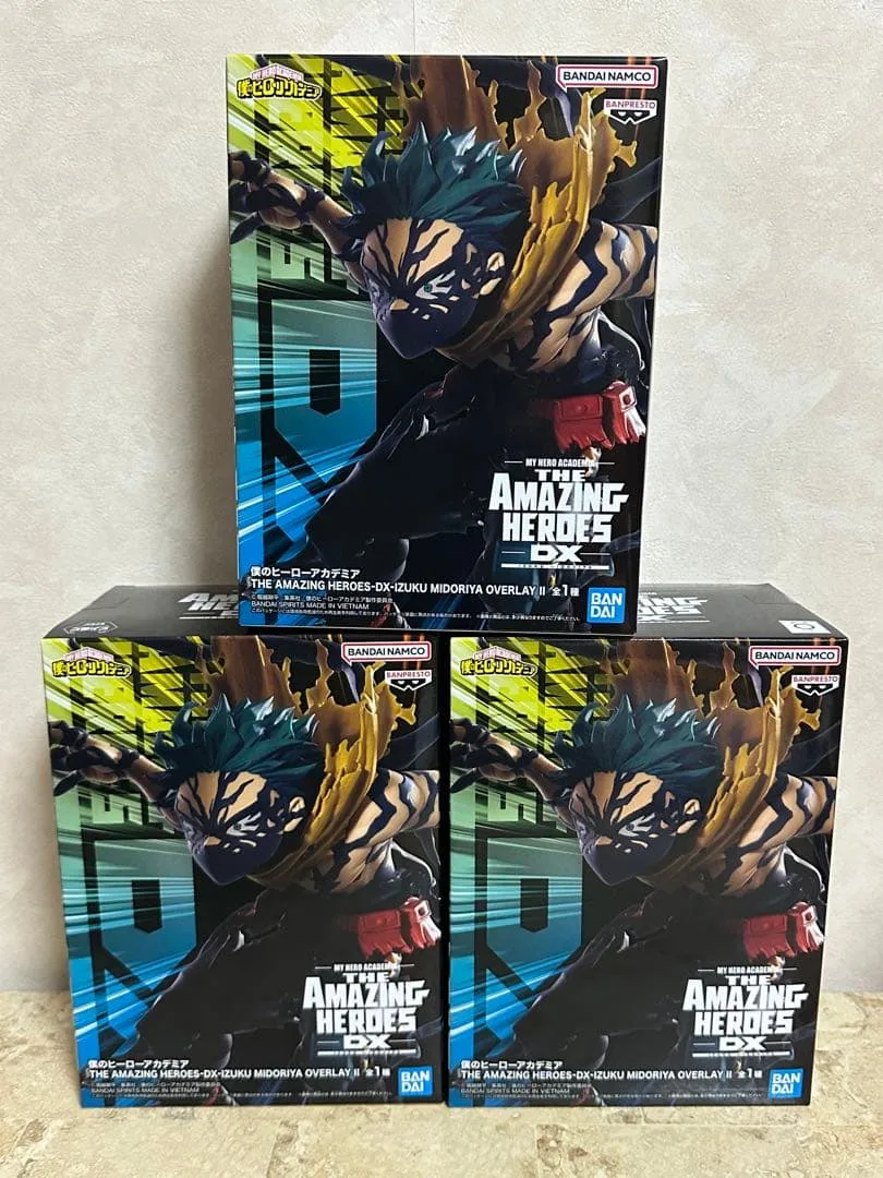僕のヒーローアカデミア 緑谷出久 フィギュア 3個セット