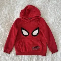 スパイダーマン キッズ パーカー レッド