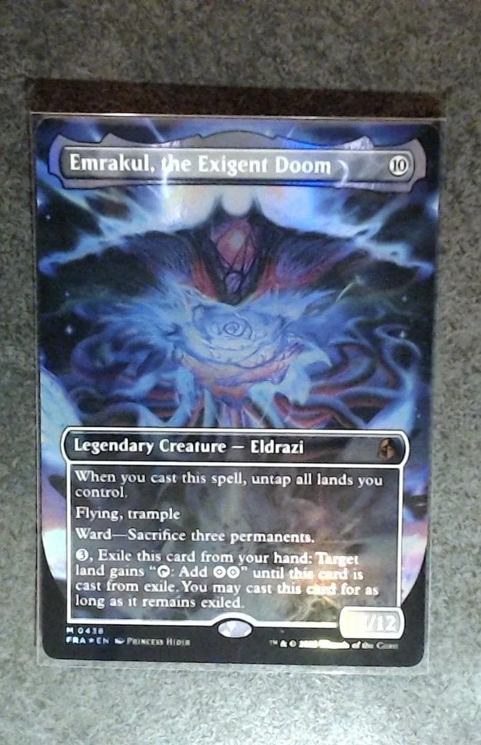 迫り来る破滅、エムラクール 1枚 ボーダーレス foil 英語 mtg
