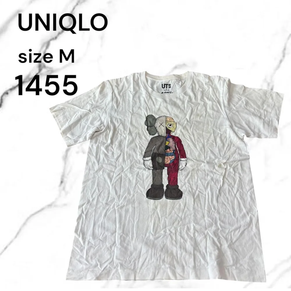UNIQLO KAWS UT 半袖 Tシャツ ホワイト Mサイズ 白 カウズ古い