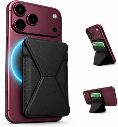 新品 カードケース型スマホスタンド グリップ 1台3役 MagSafe対応