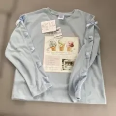 新品タグ付き 袖リボン 薄手トレーナー 150
