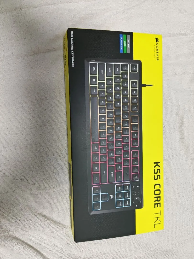 CORSAIR K55 CORE TKL ゲーミングキーボード