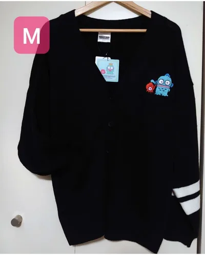 ハンギョドン カーディガン さユり M ブラック たこ サンリオ 学生服