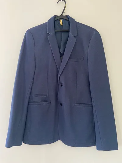 ZARA ザラメンズ ネイビー テーラードジャケット L