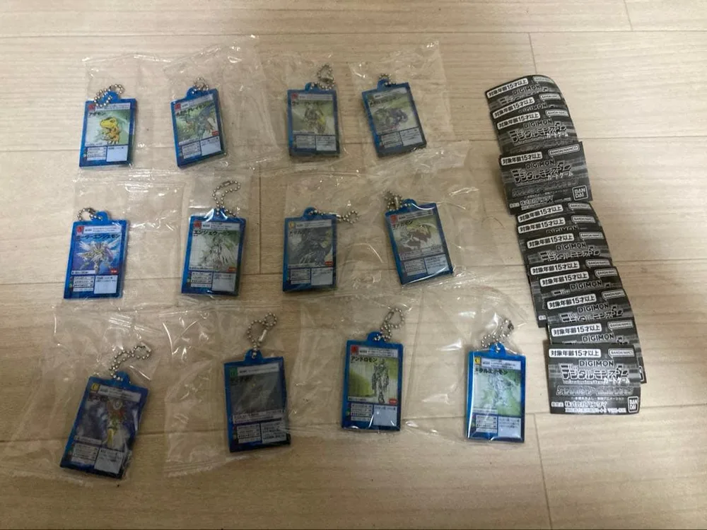 デジモンカードゲーム アクリルチャーム ガチャ 全12種 コンプ