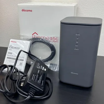 【初期化済】docomo home 5G HR02 本体 ダークグレー