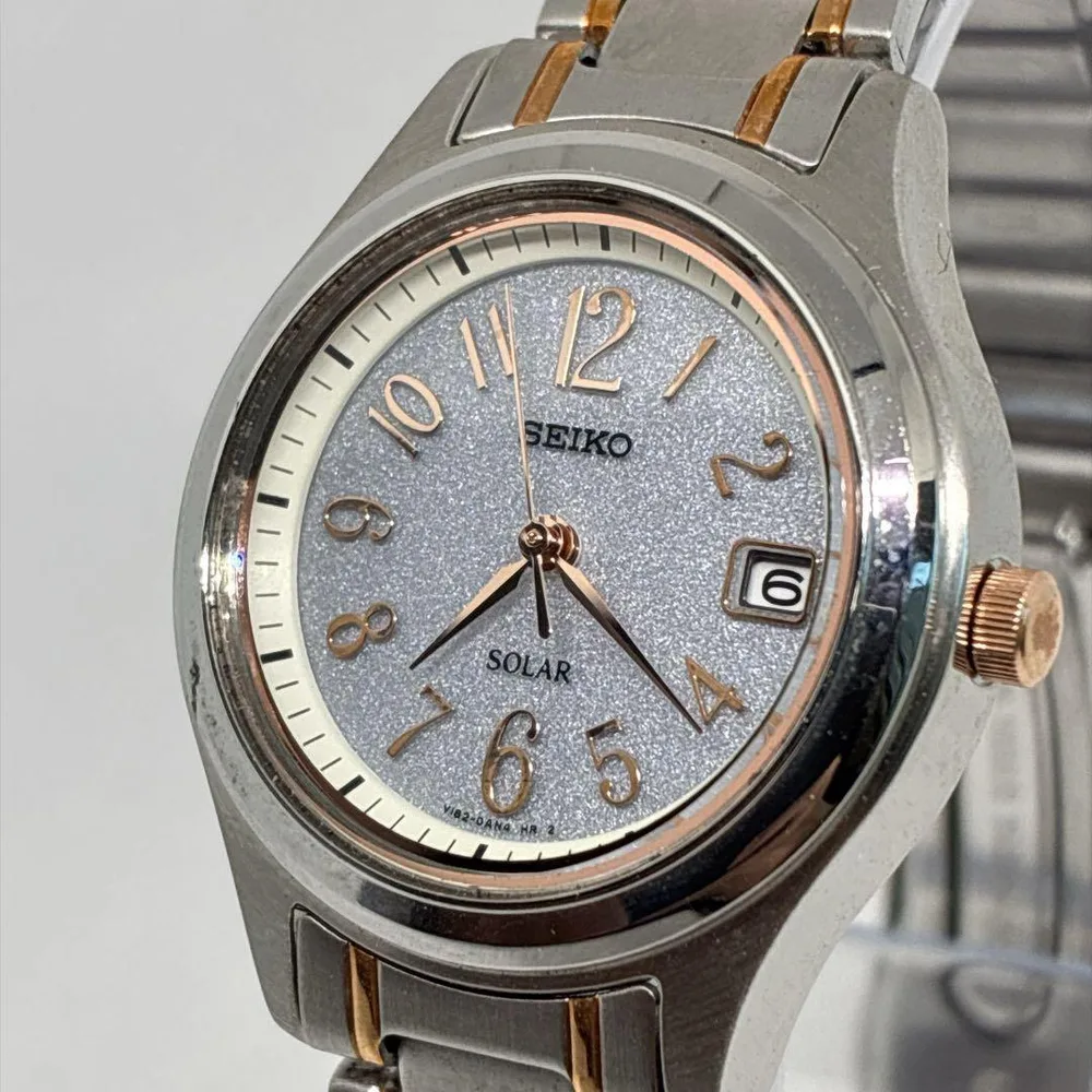 ◇美品 稼働 Seiko Solar レディース 腕時計 01年製 ヴィンテージ