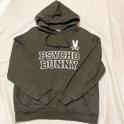 Psycho Bunny サイコバニー カレッジロゴ フーディー パーカー