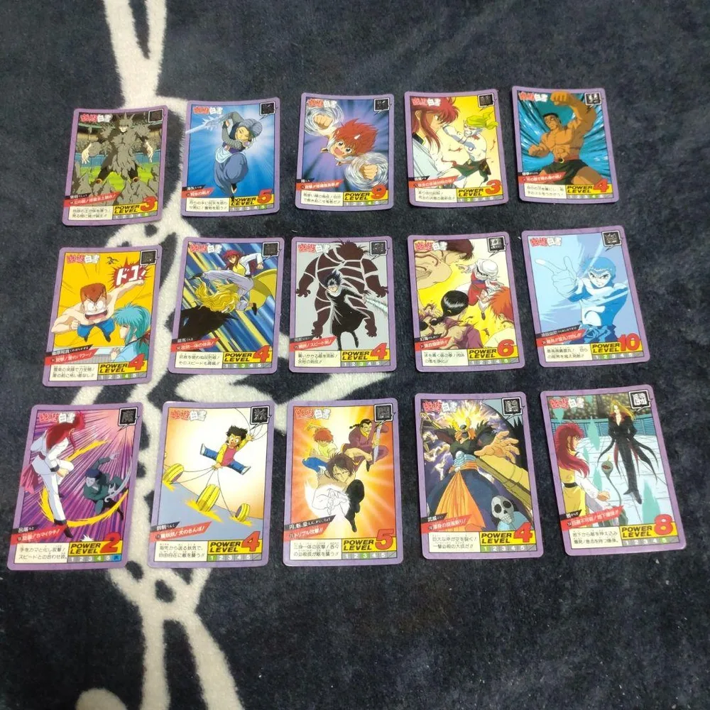 【当時物】幽遊白書 スーパーバトル カードセット