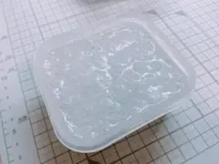 ハンドメイド スライム クリア ラメ入り