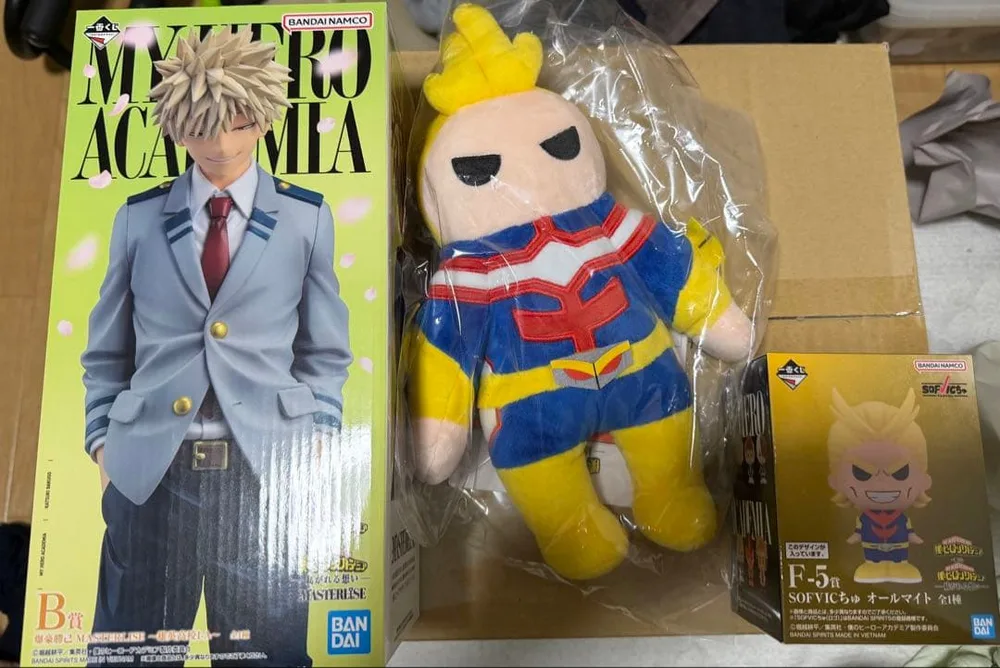一番くじ 僕のヒーローアカデミア B賞 爆豪勝己 フィギュア 他