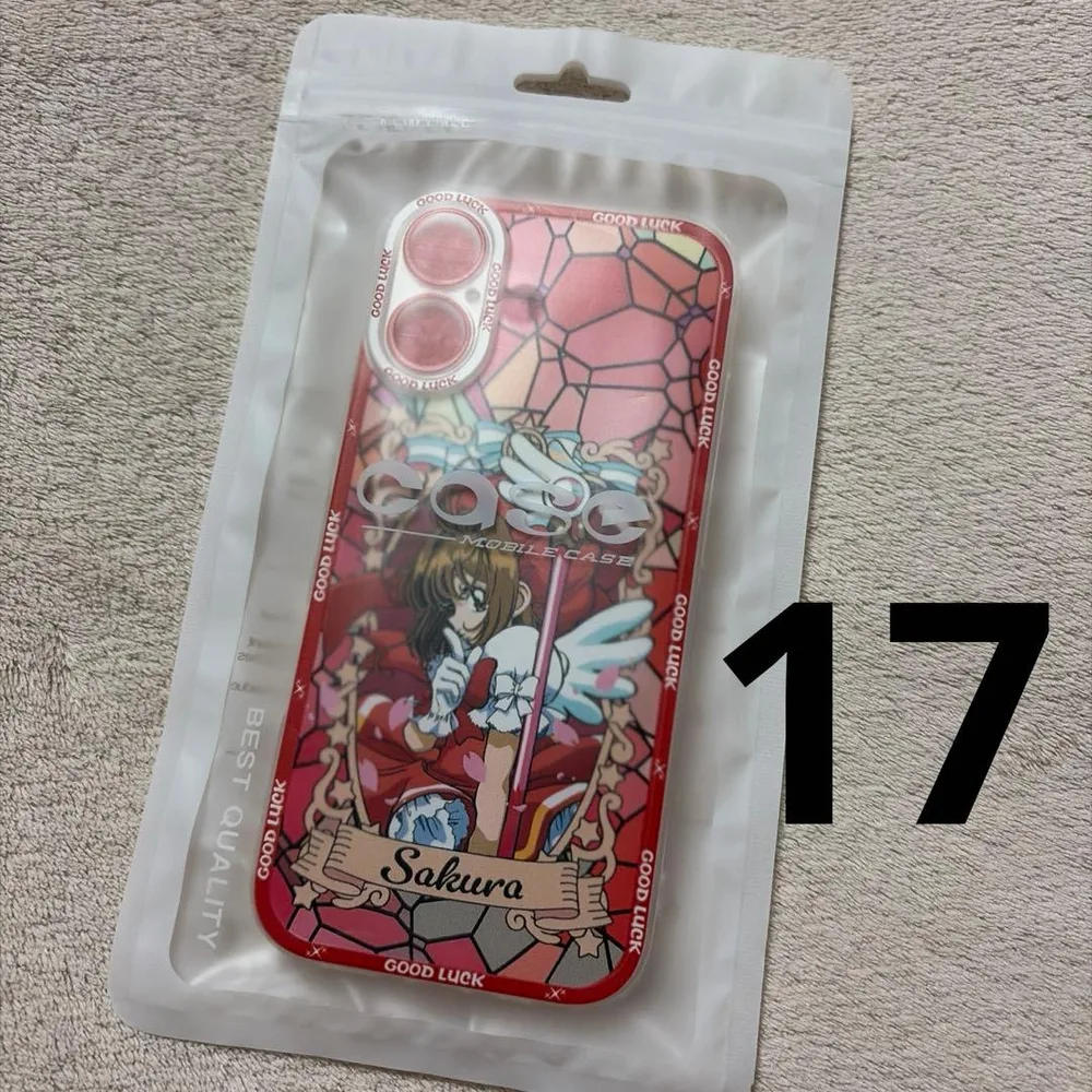 iPhoneケース カードキャプターさくら ステンドグラス風 iPhone17