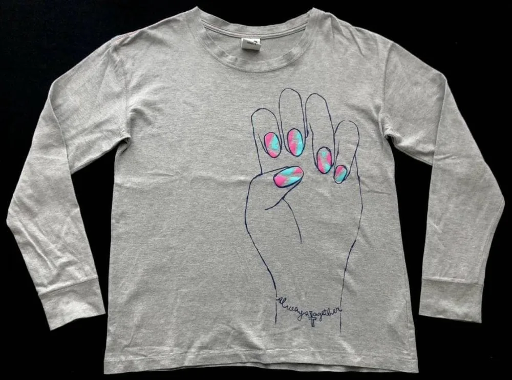 エックスガール 長袖Tシャツ ロンT 霜降りボディ 日本製 ハイクオリティー