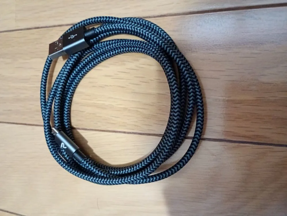 USB Micro-B ケーブル 編み込みナイロン製