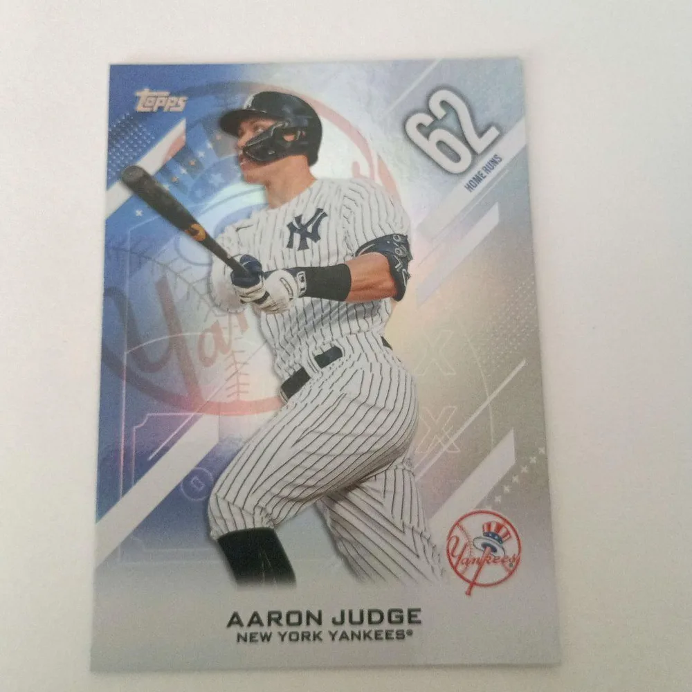 Topps MLB Aaron Judge 62 Home Runs カード