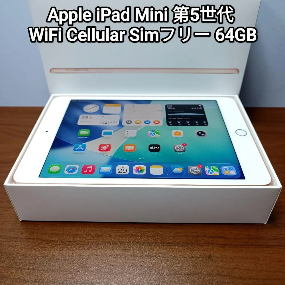 (美品) iPad Mini 第5世代 WiFi Simフリー 64GB