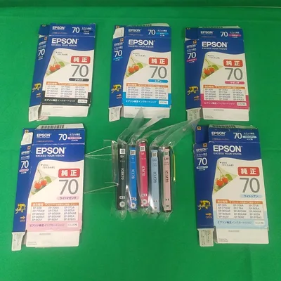 ★未使用★純正品★ EPSON エプソン【IC70】インクカートリッジ5色♪