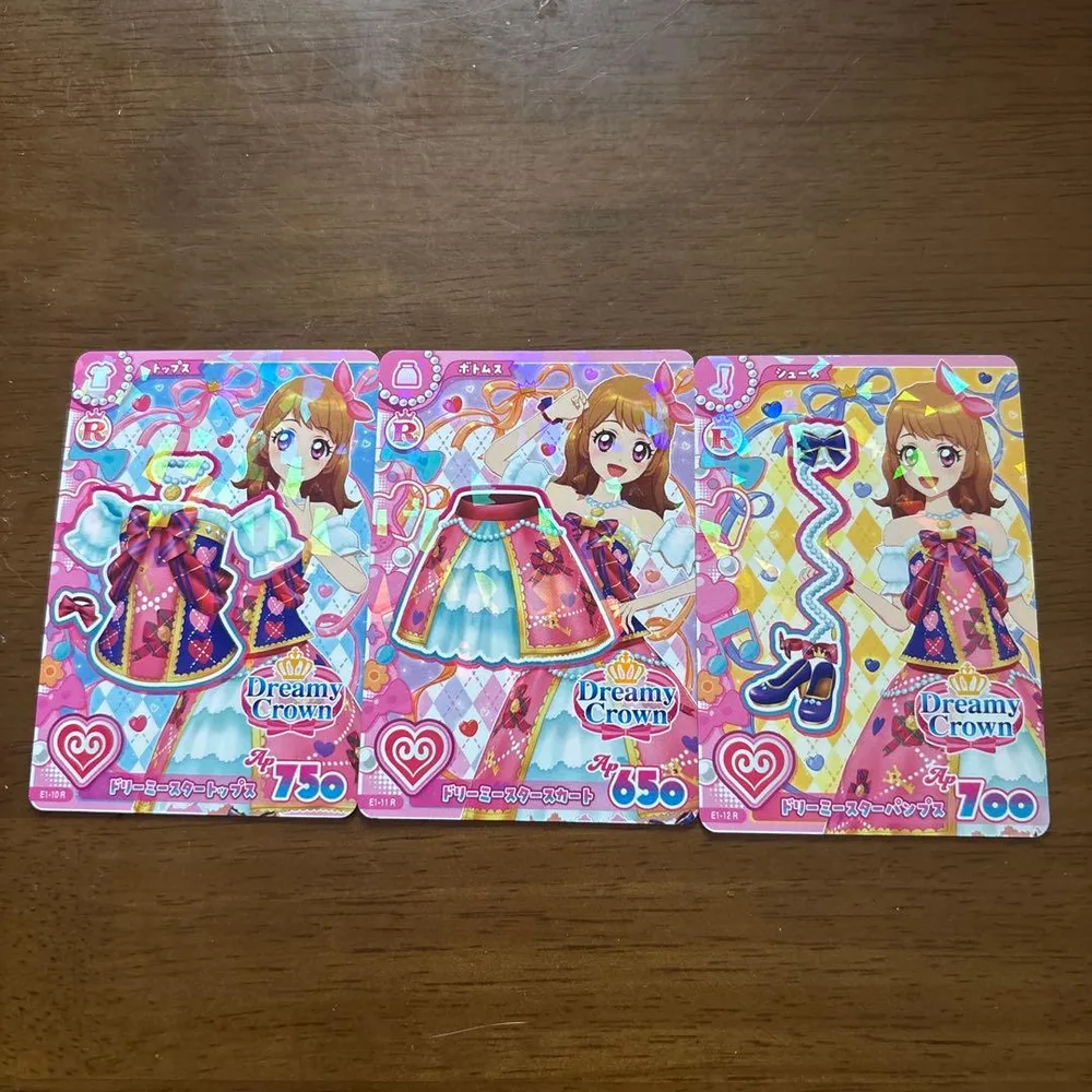 アイカツ カード 3枚セット ドリーミースター