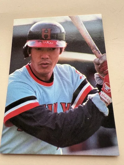 プロ野球カード 福本豊 阪急ブレーブス カルビー