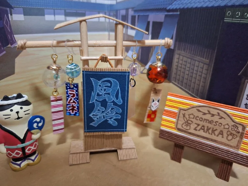 ミニチュア風鈴屋さん6点セット ZAKKA NO.191