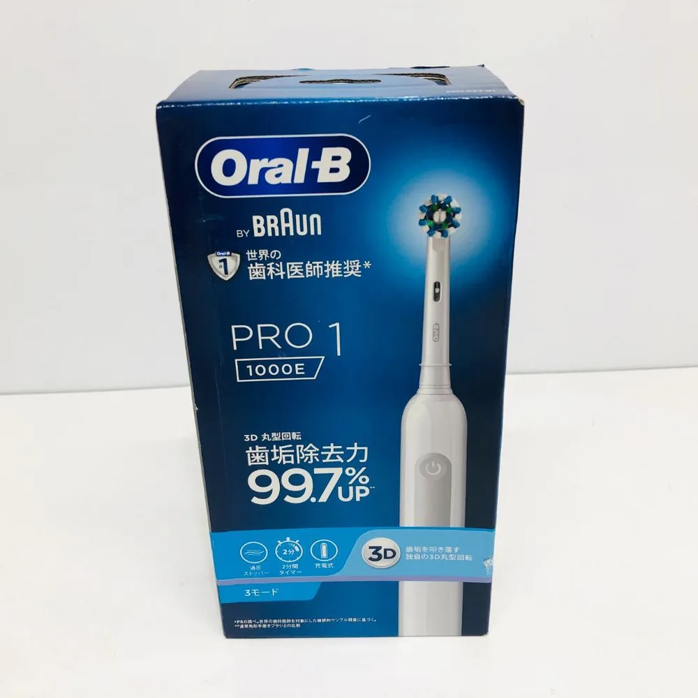 未開封 ブラウン 電動歯ブラシ オーラルB PRO1 1000E m1754
