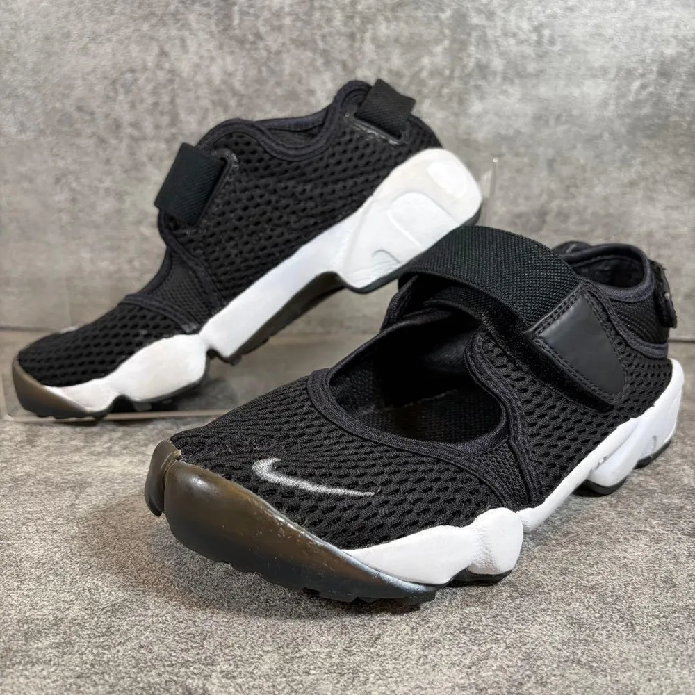 NIKE ナイキ エアリフト ブリーズ 足袋シューズ 22cm 黒 メッシュ