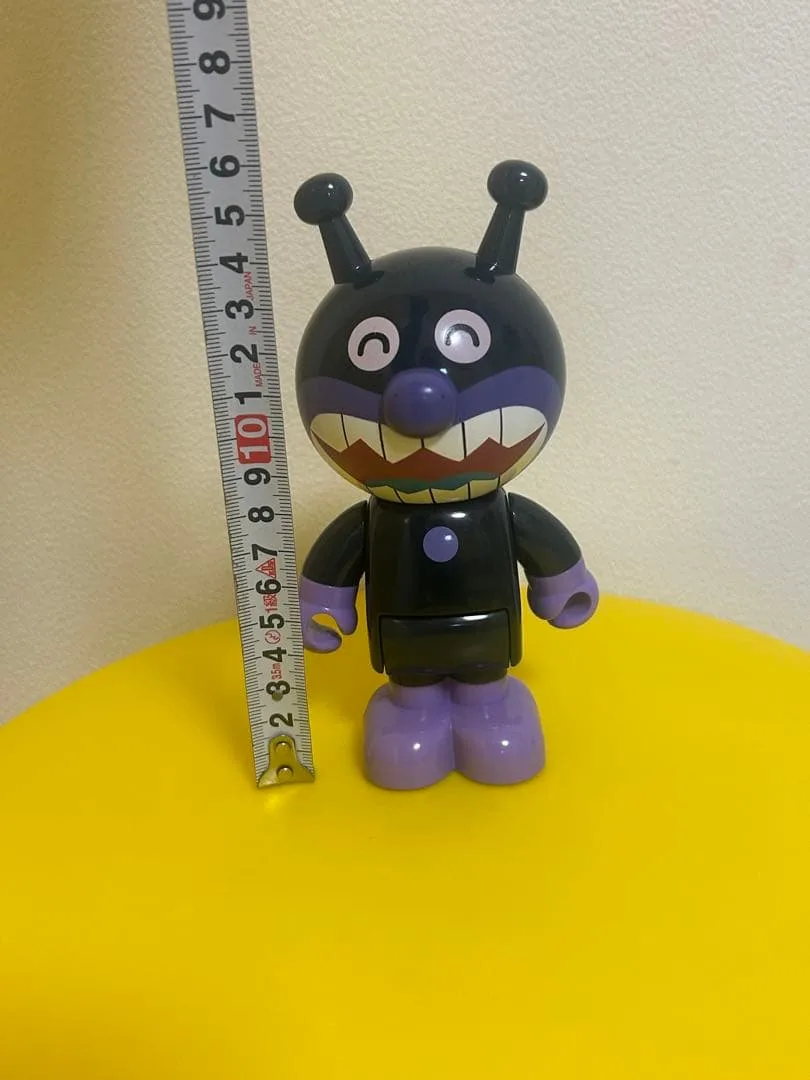 レトロ アンパンマン ブロックラボ 大きなバイキンマンのフィギュア 人形