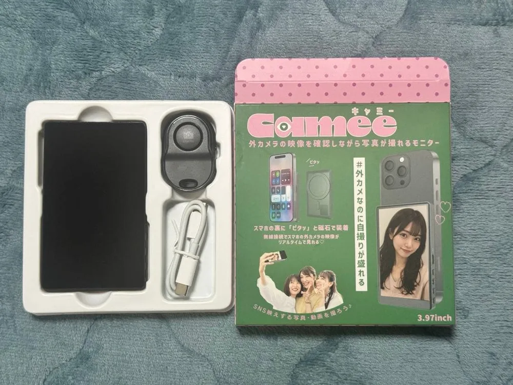 Cammee 外カメラ自撮りモニター