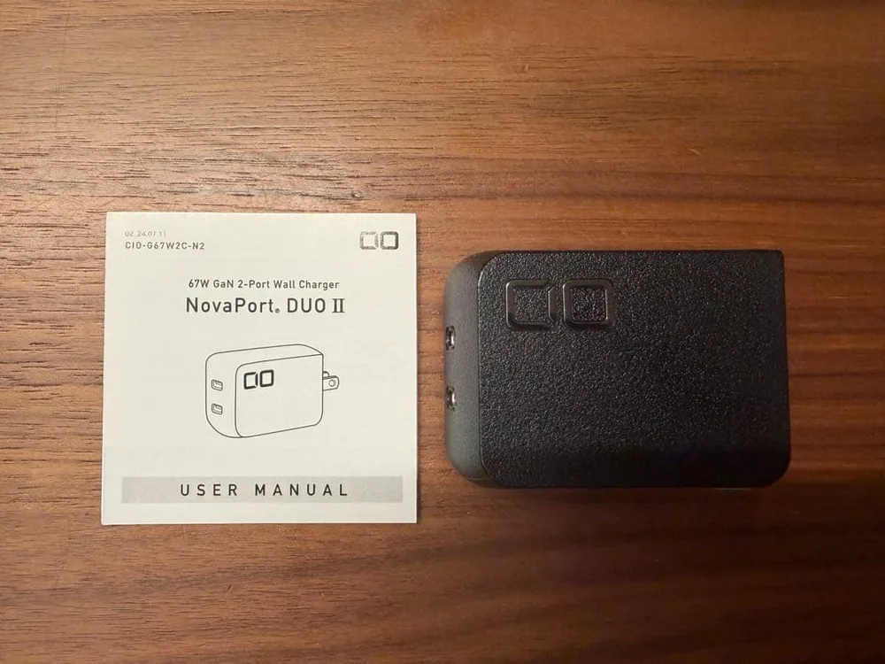 CIO NovaPort DUO II 67W 急速充電器 ブラック
