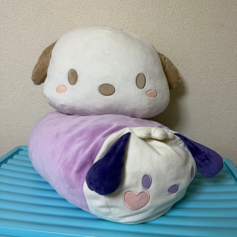 パープルサンリオキャラクターズ ぬいぐるみ クッション