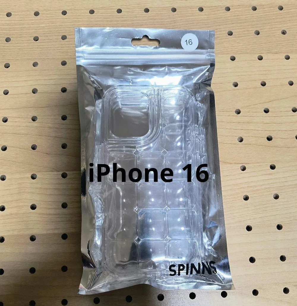 SPINNS iPhone 16 ぽこぽこスマホケース