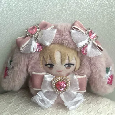 にじさんじ♥ぬい服♥にじぱぺ♥10cm♥たれみみうさぎ♥ピンク♥No.19